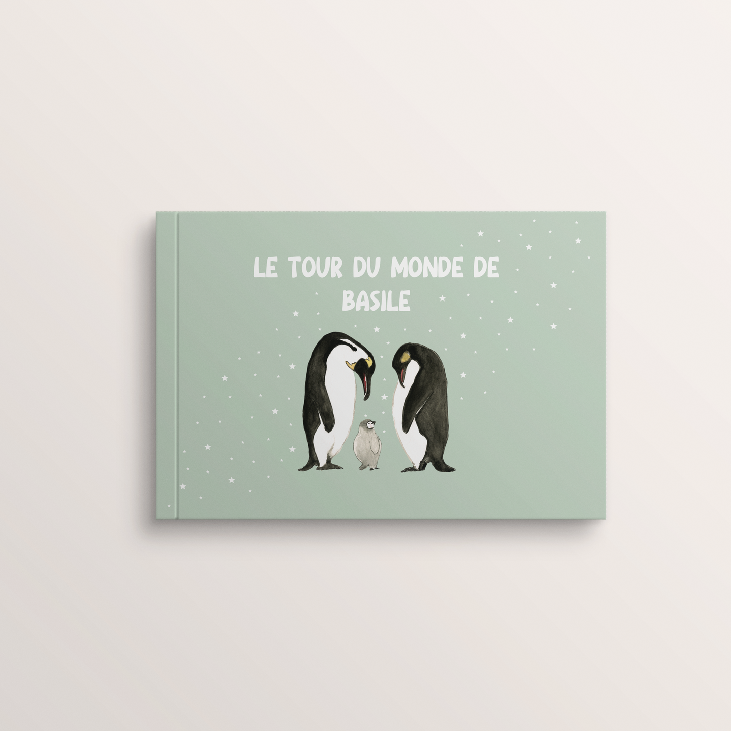 Livre enfant personnalisable manchots 