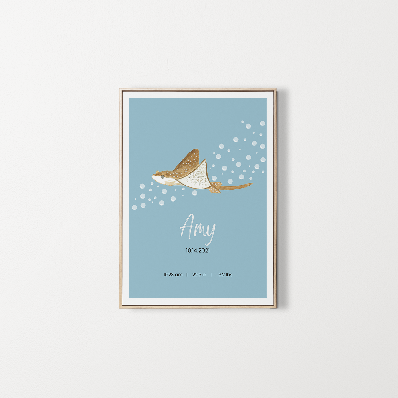 birth poster stingray