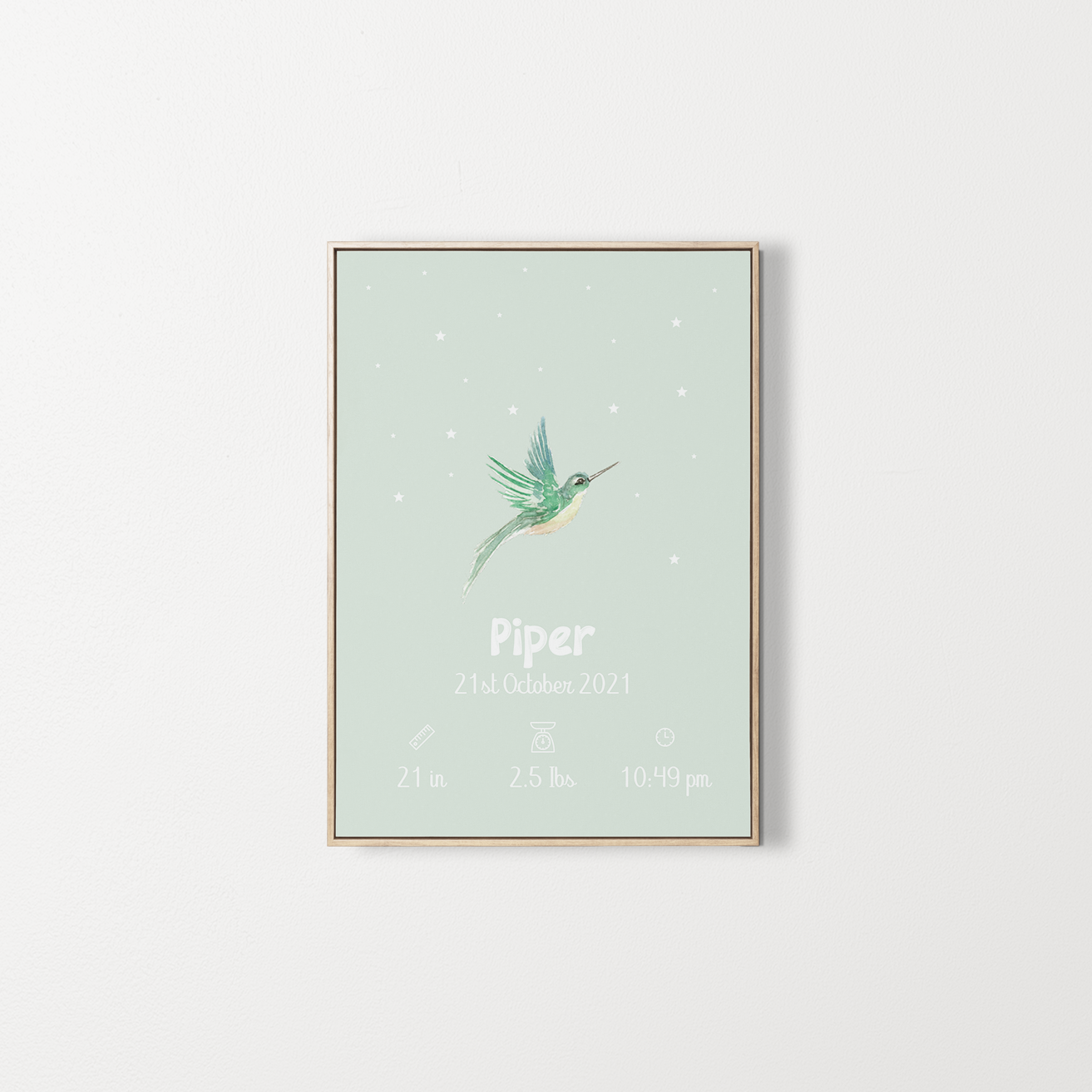 newborn_customized_poster_colibri