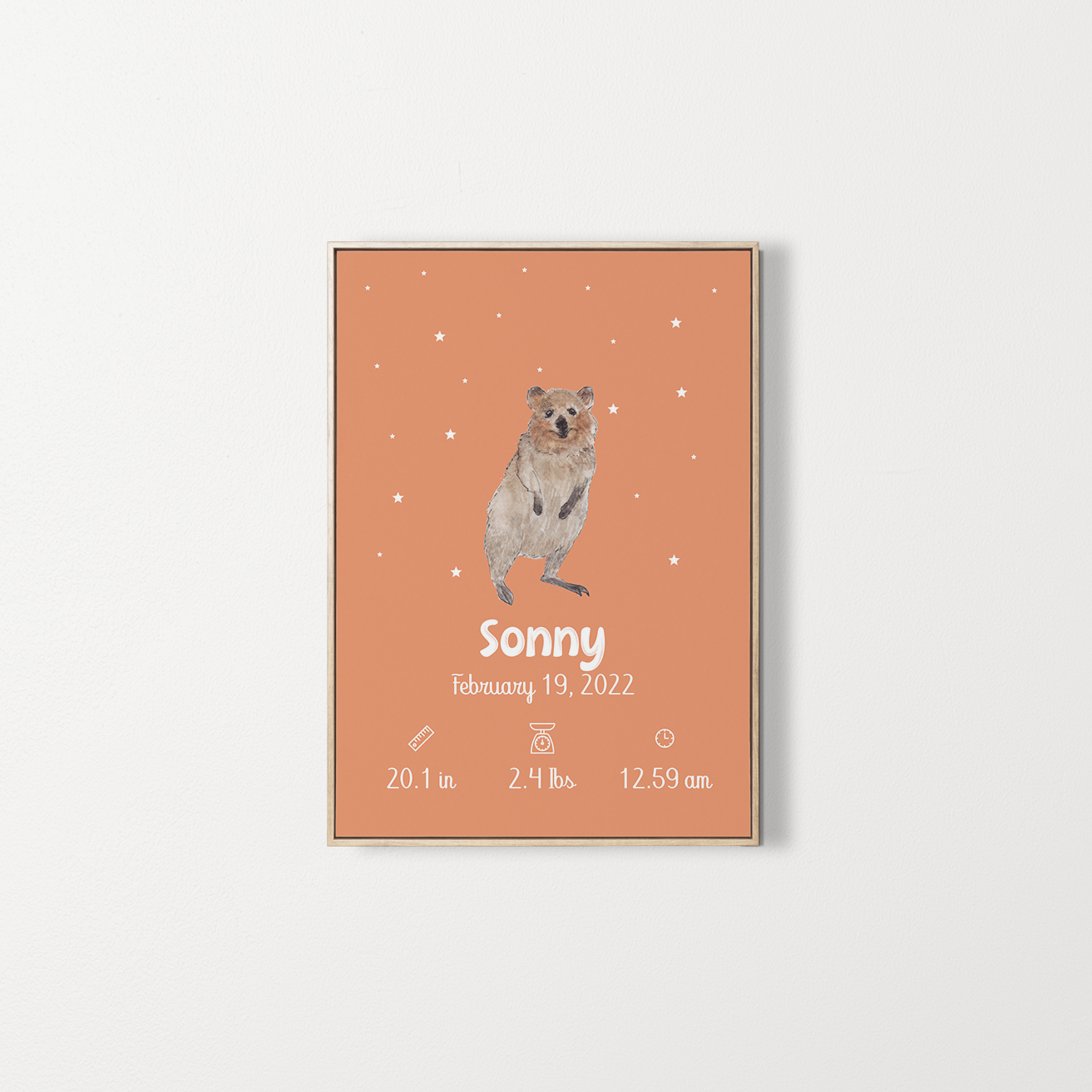 newborn_customized_poster_quokka